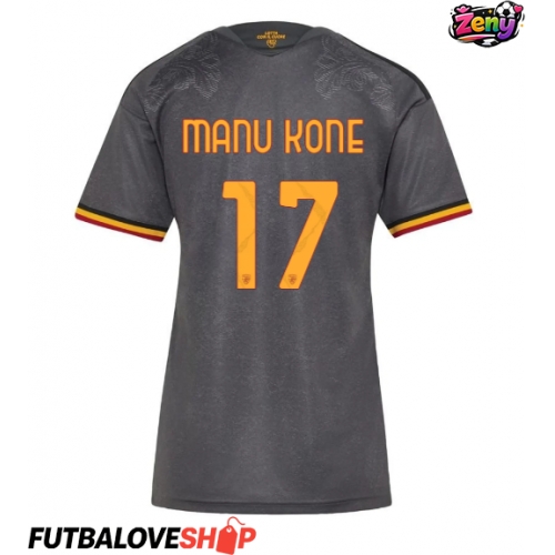 Dres AS Roma Manu Kone #17 Tretina pre Ženy 2026-27 Krátky Rukáv